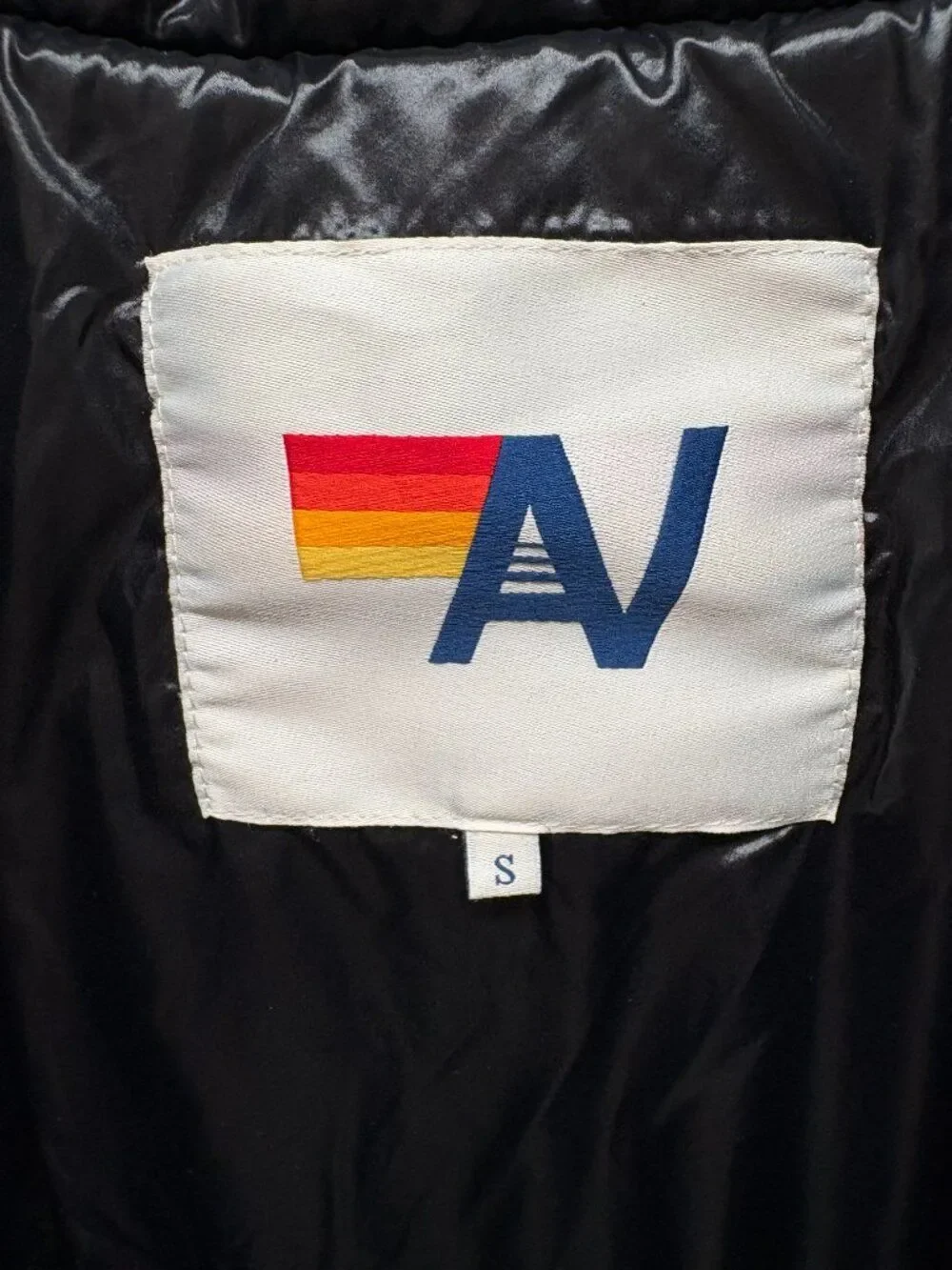 Aviator Nation Bolt Luxe Apres Puffer Jacket Black S